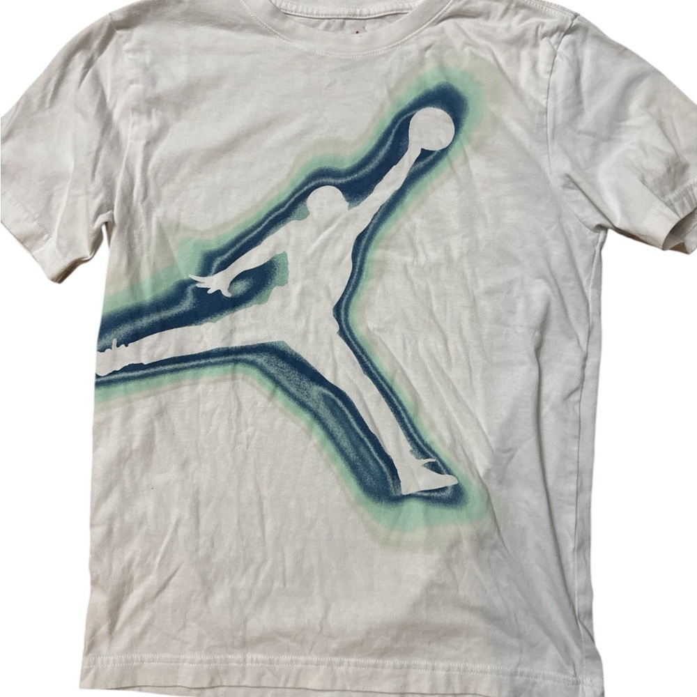 Jordan Air Jordan Youth Boys White Graphic T-Shirt Size Large 12-13‎ Yrs NBA